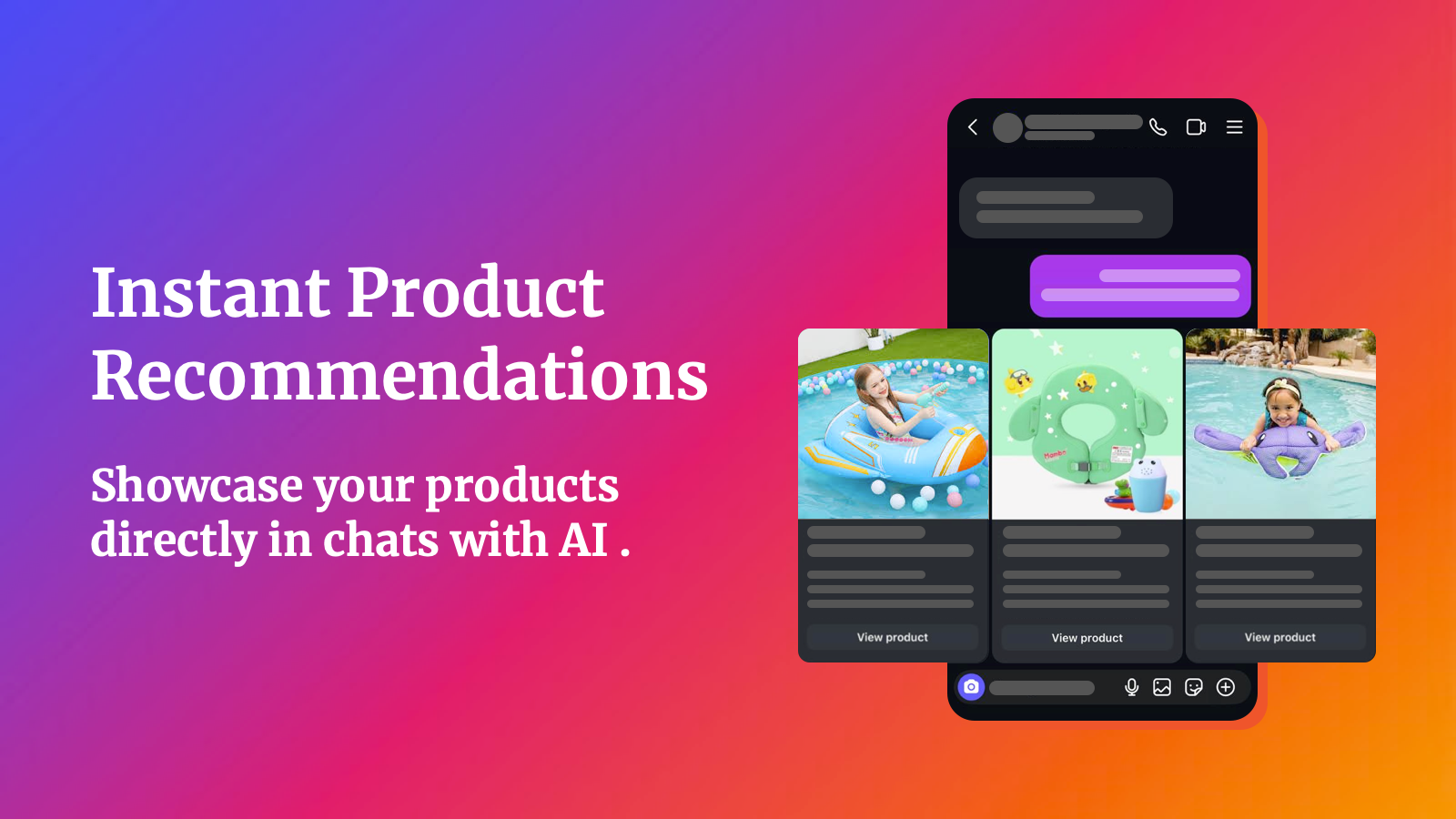 Instant Product Recommendations