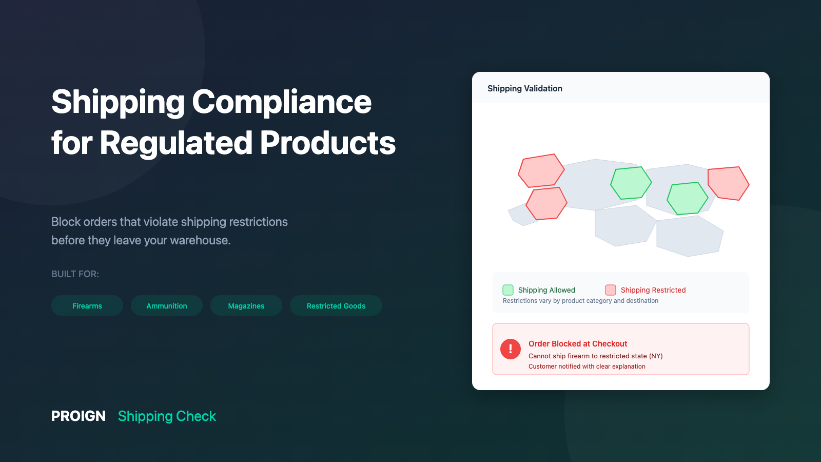 Shipping Compliance for Regulated Products