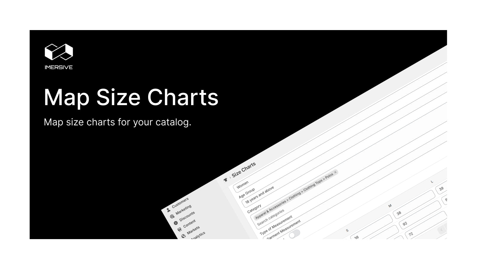 Map Size Charts: Map size charts for your catalog