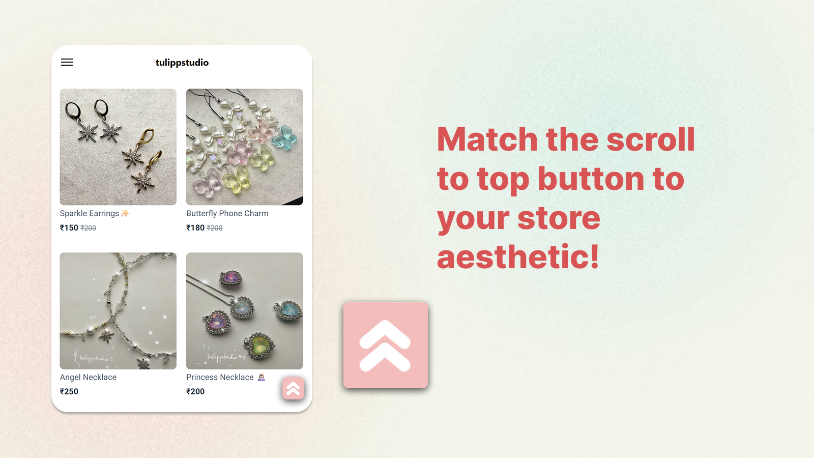 Add Easily on Any Page of The Store