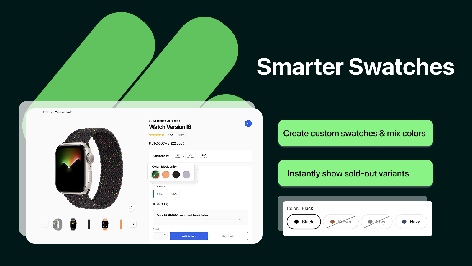 Smarter Color Swatches
