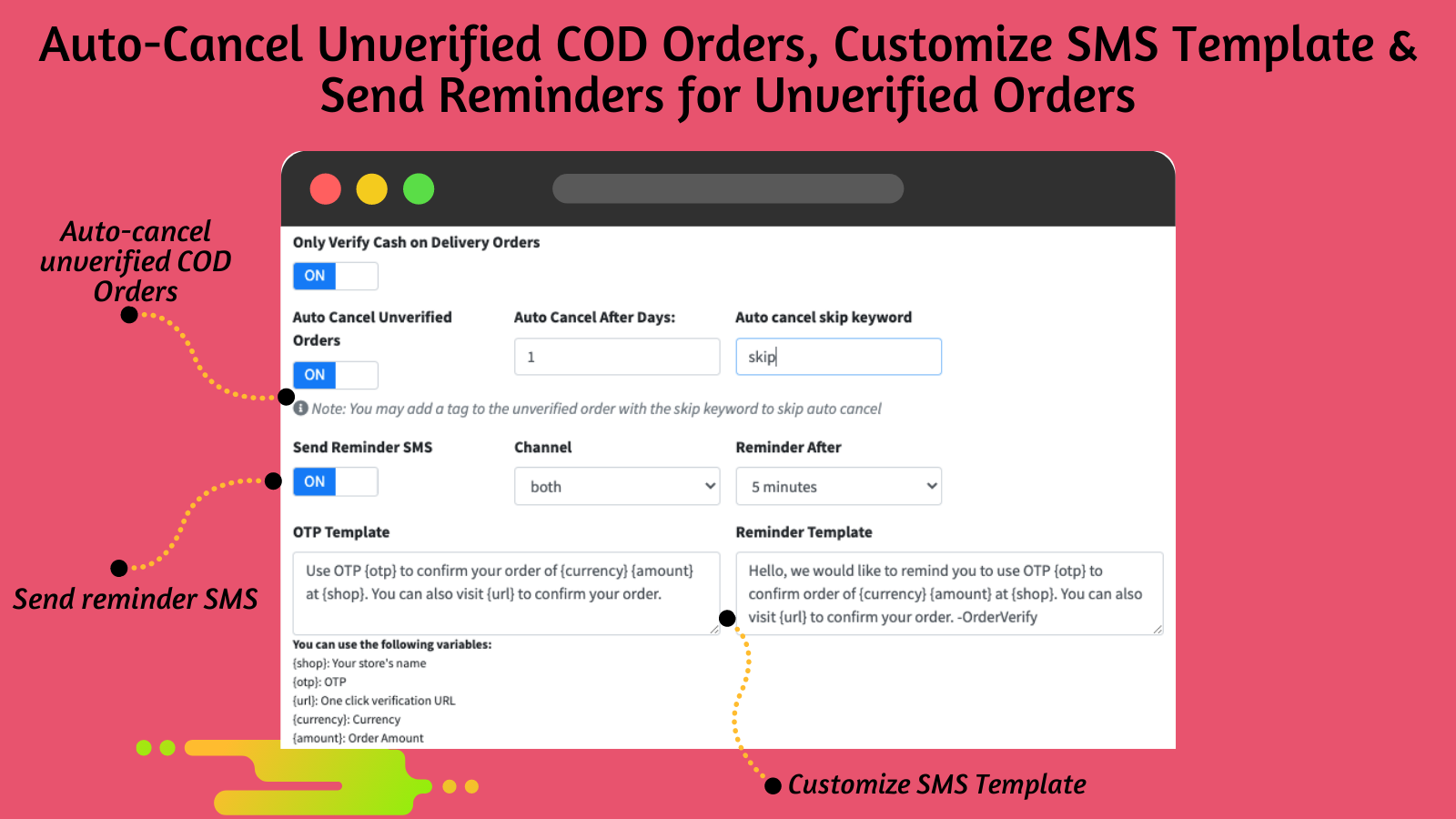 Auto Cancel COD Verification