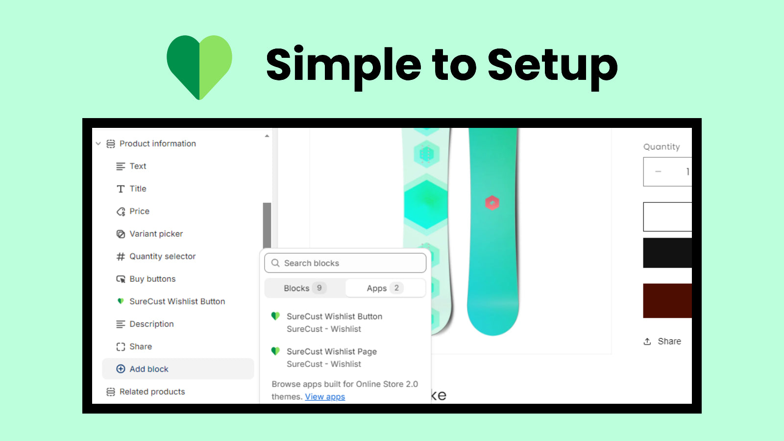 SureCust - Wishlist - Simple to Setup