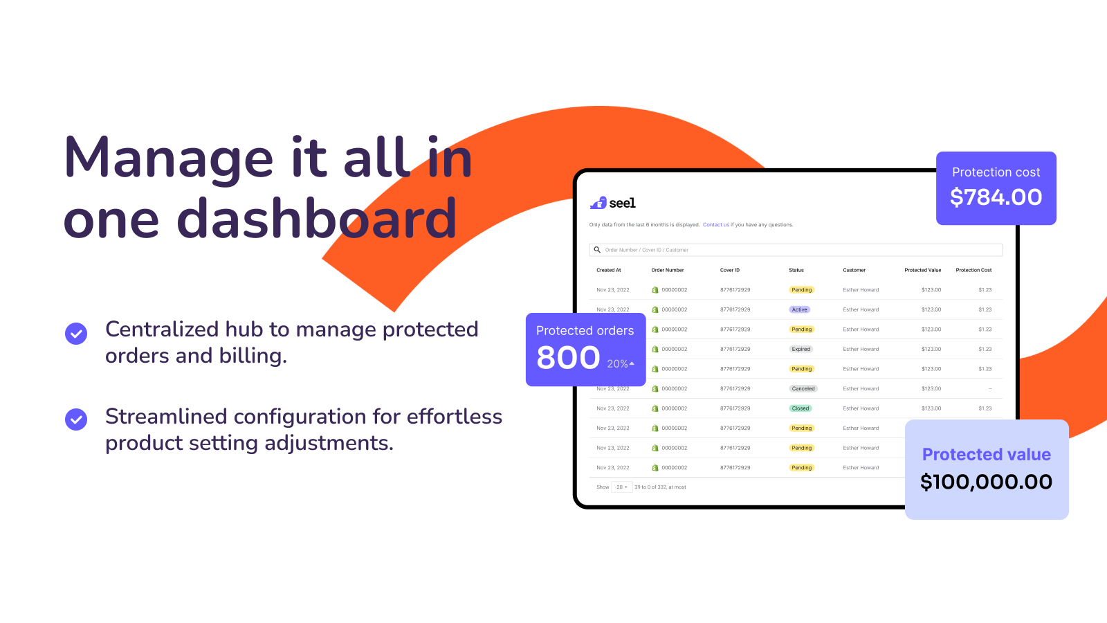 Merchant can view all policies &amp; returns in one place