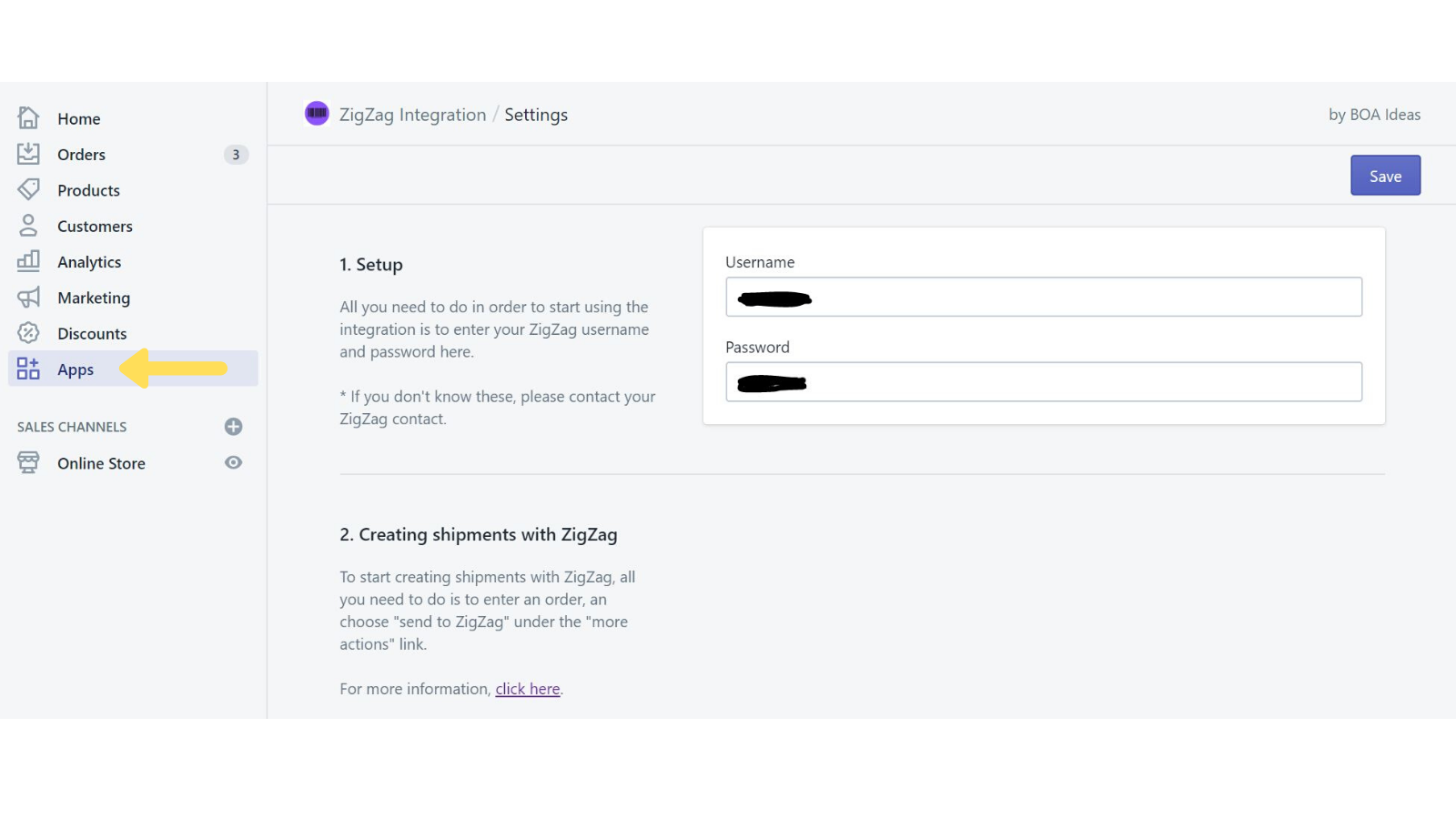 Uses ZigZag account to connect easily