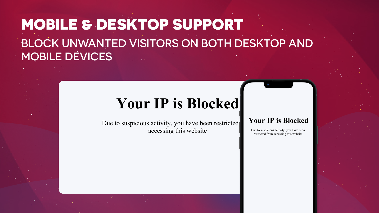 The app in action for both the desktop and mobile store version