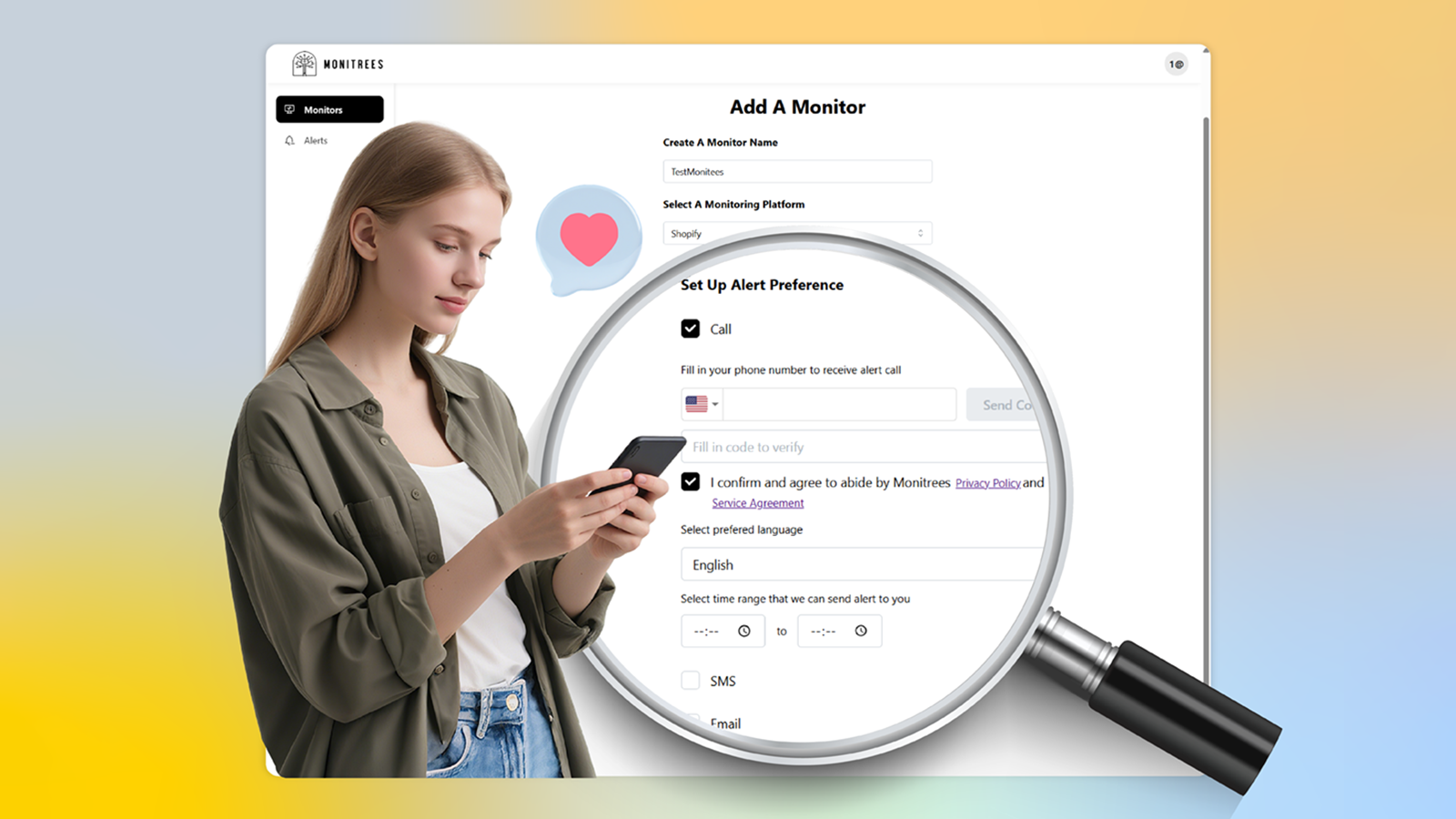 Customizable alerts via SMS, email, or calls—fit your workflow.