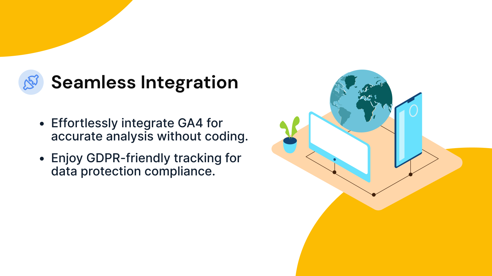 seamlessly integrate with GA4