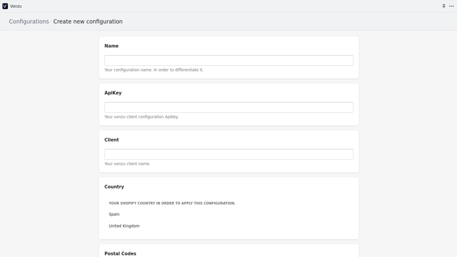 Multiple configuration integration