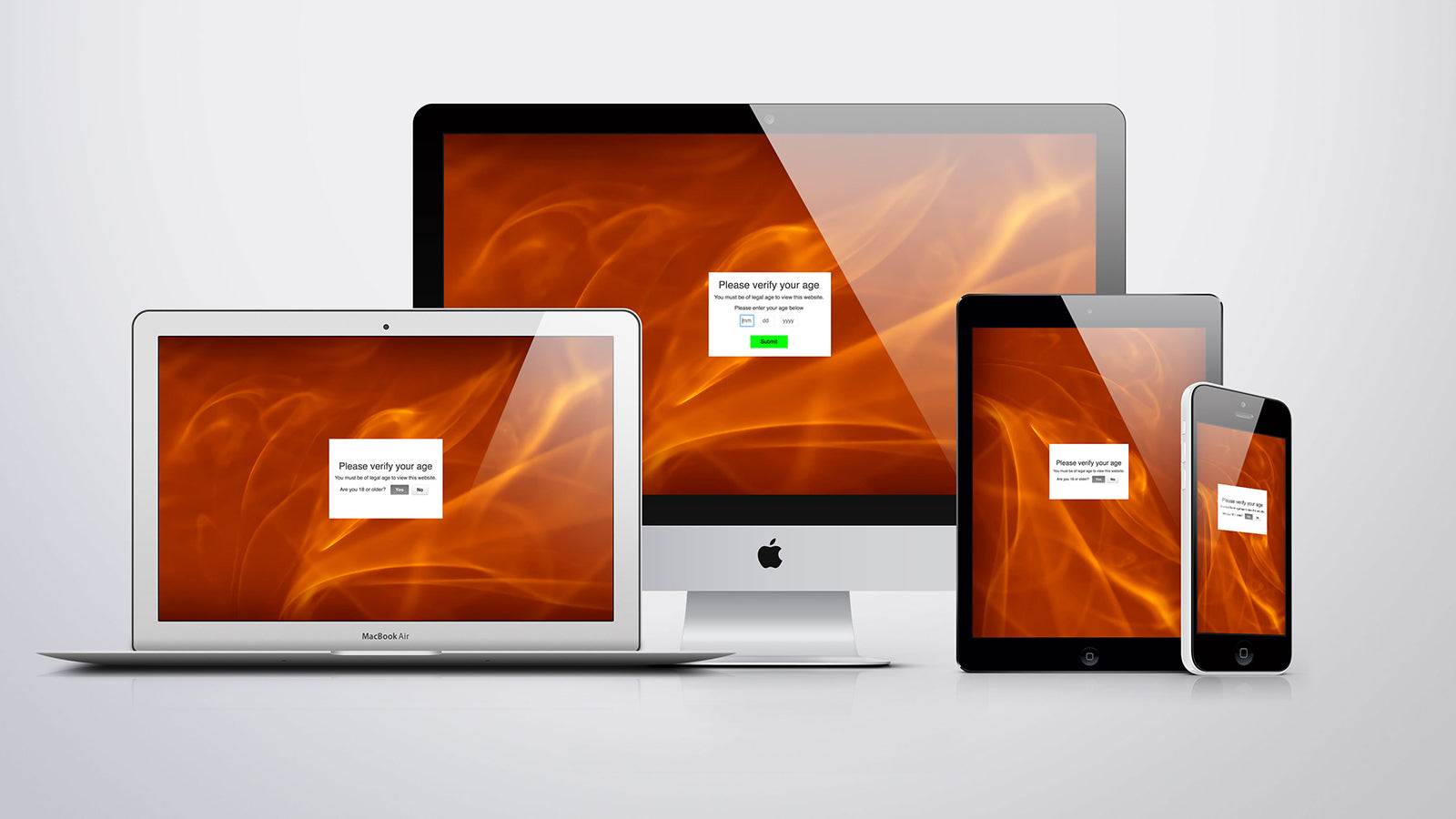 Age Verifier for Shopify is Mobile Responsive for all devices