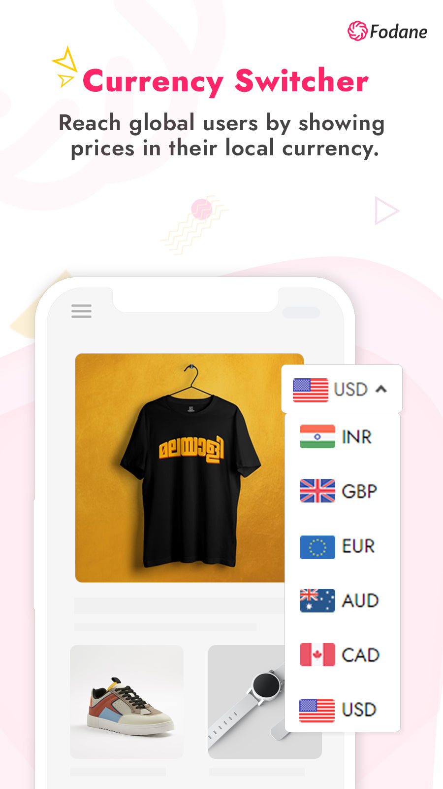 Auto currency Switcher - FODANE