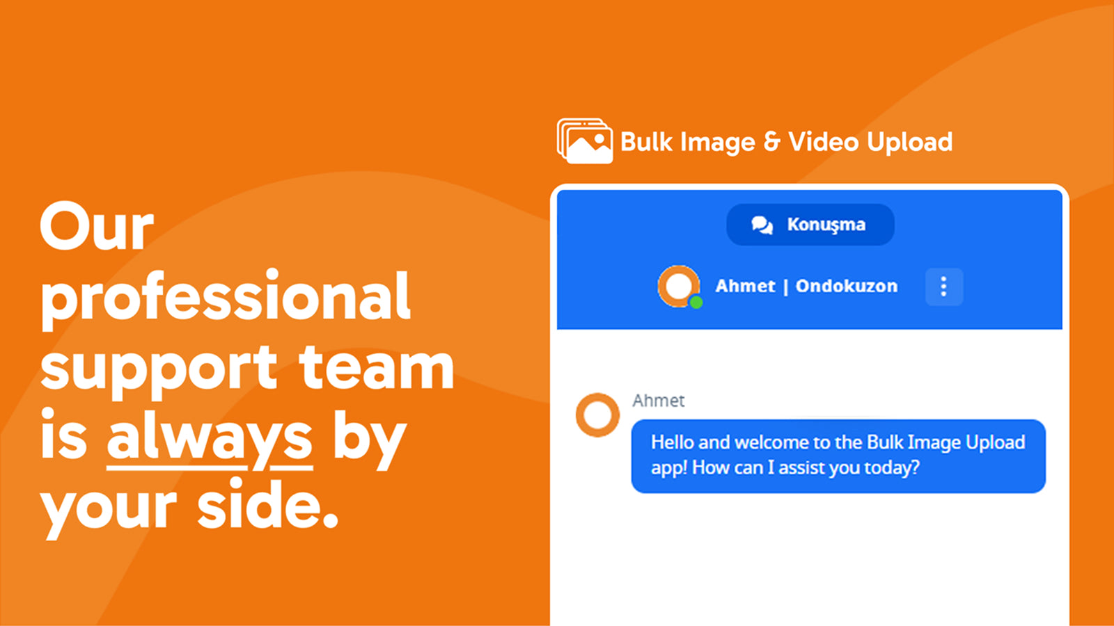 Track bulk media uploads with detailed reporting tools.