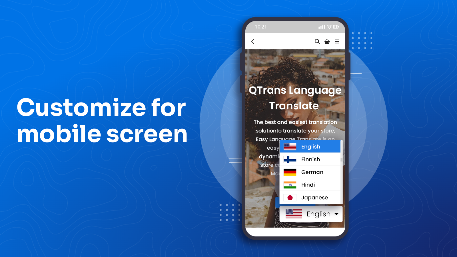 language widget layout 4