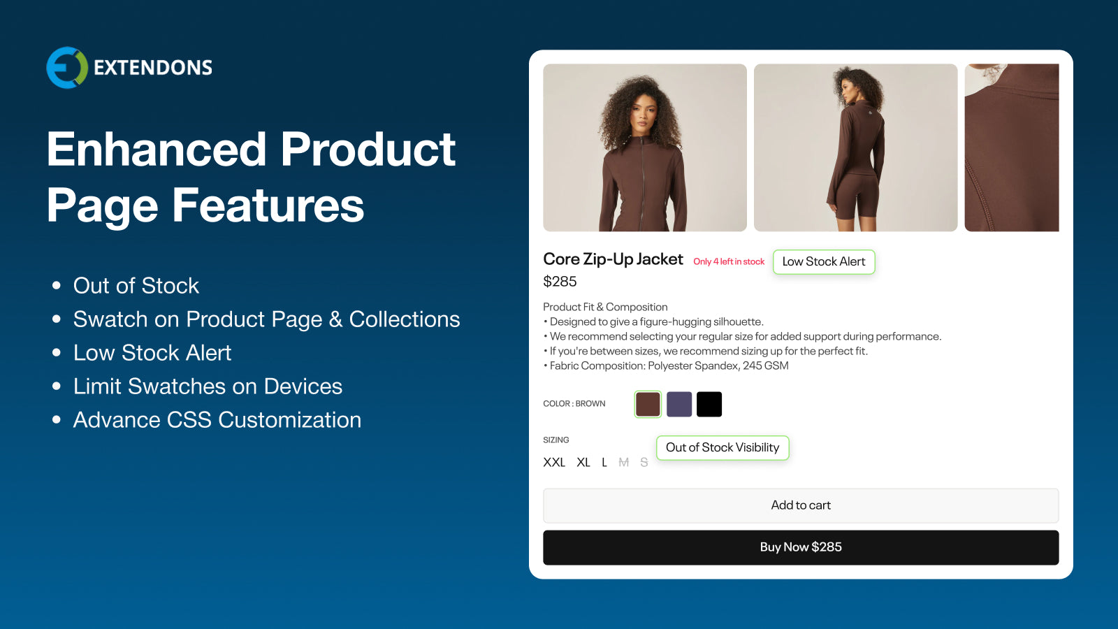 Customize multiple text for product page