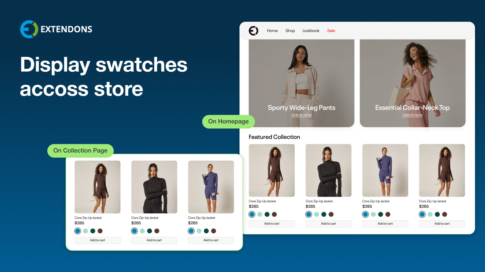 display color swachtes 