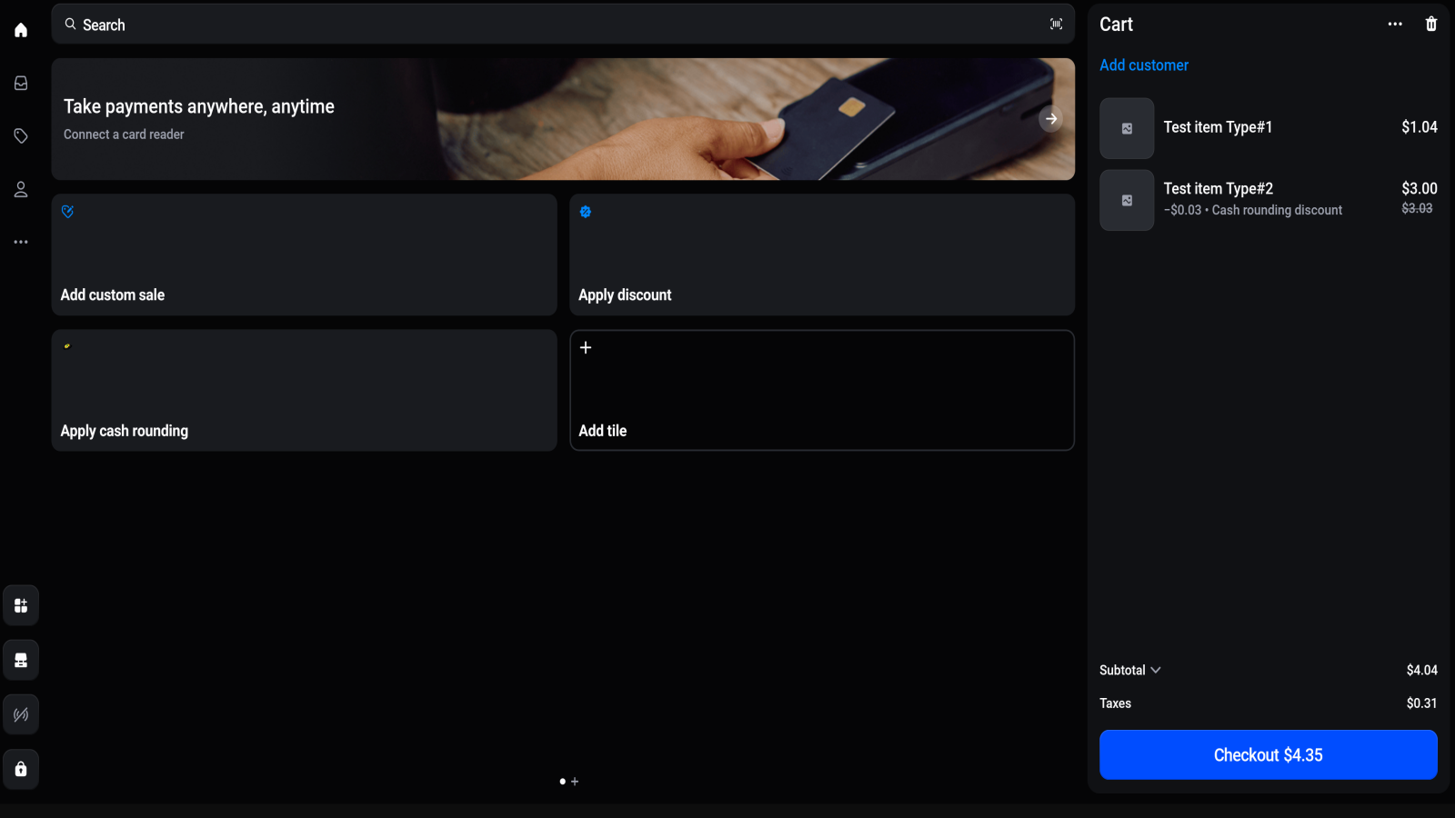 Line discount applied
