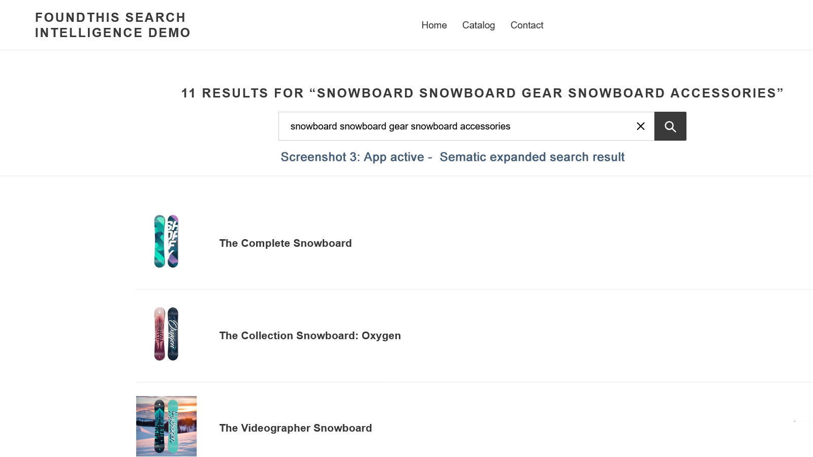 App active: Expanded Semantic search results