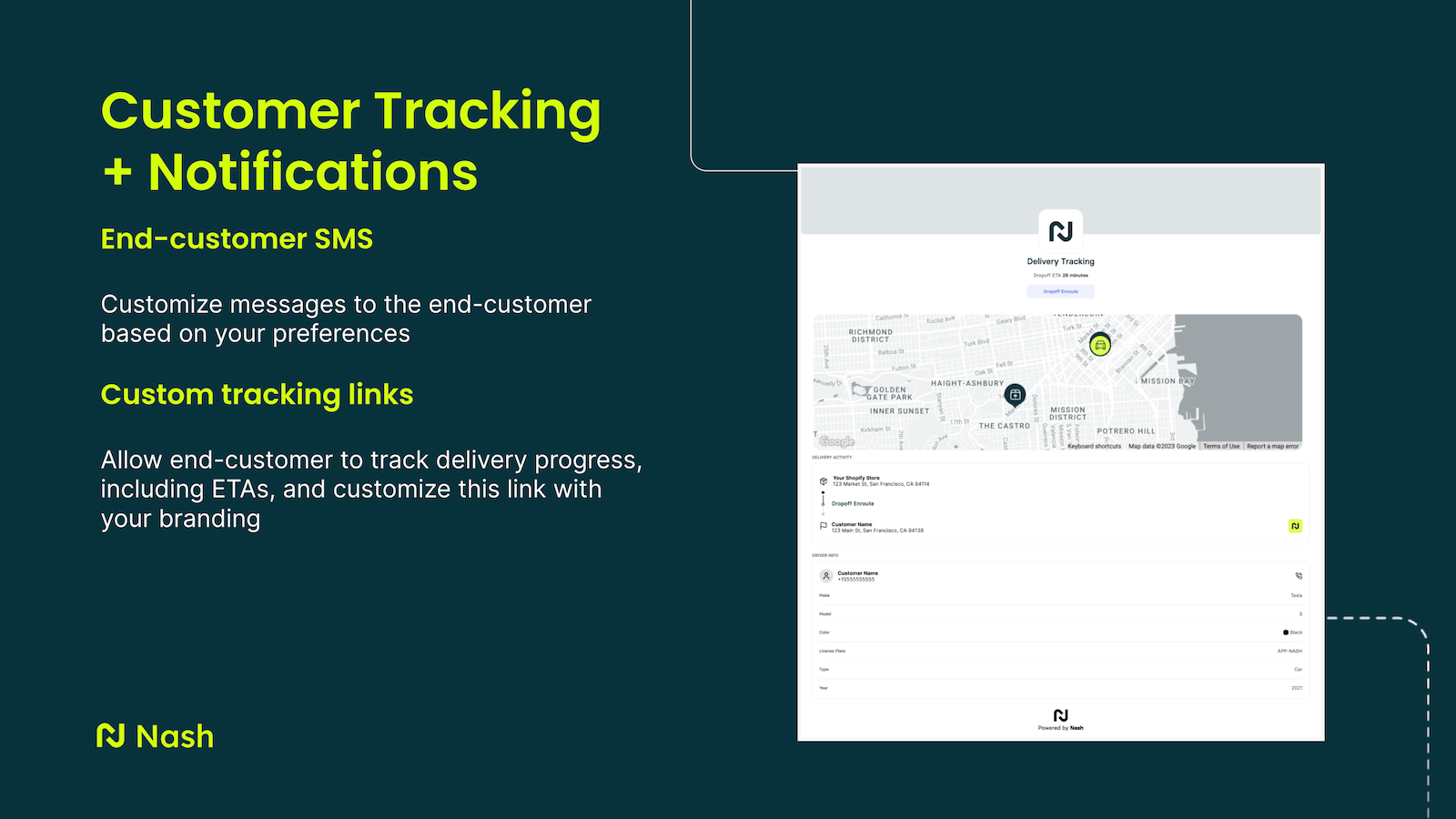 Customer Tracking + Notifications