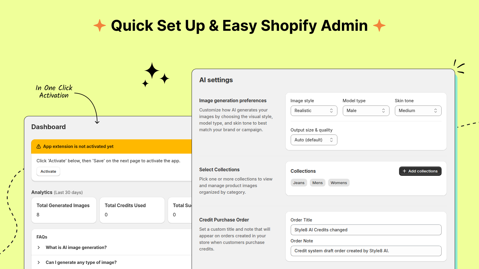 quick and easy to setup