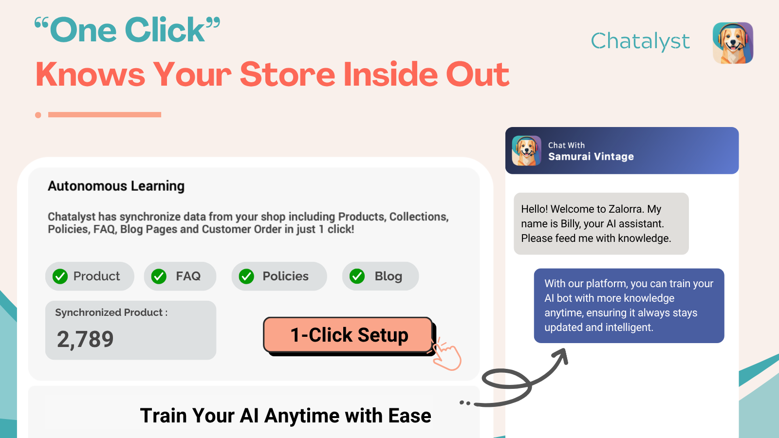 One Click to know your store.