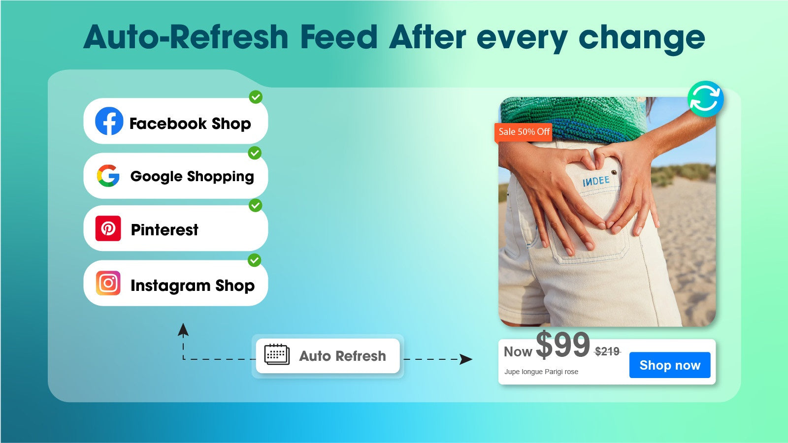 Auto-Refresh Feed After every change
