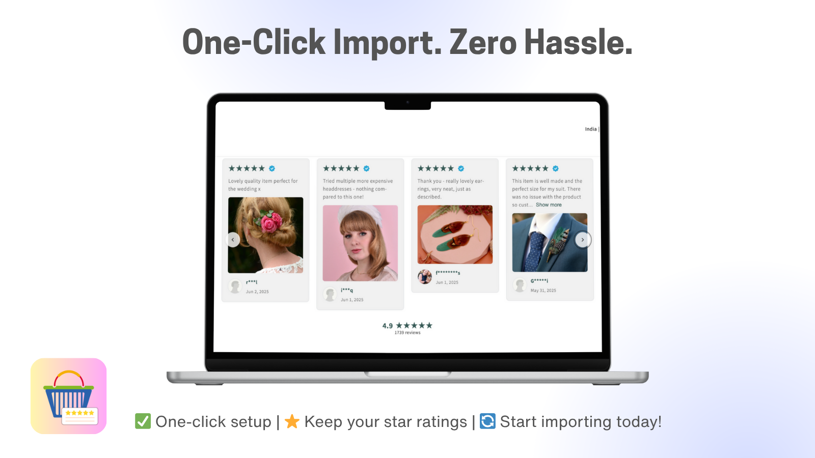 One Click Import, Zero Hassle
