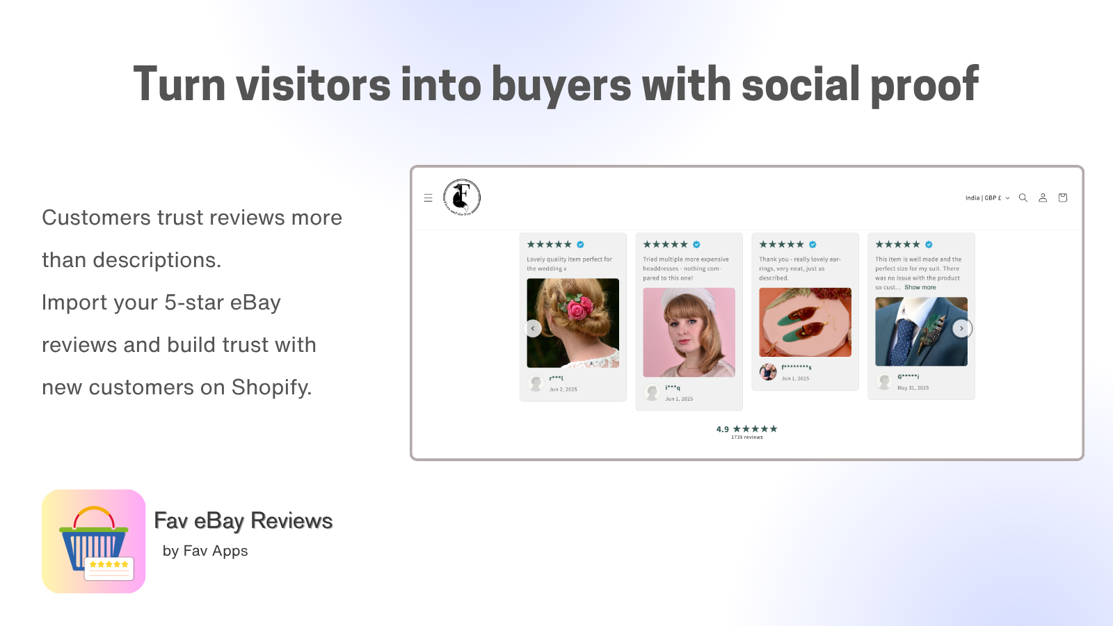 Turn visitors into buyers with social proof