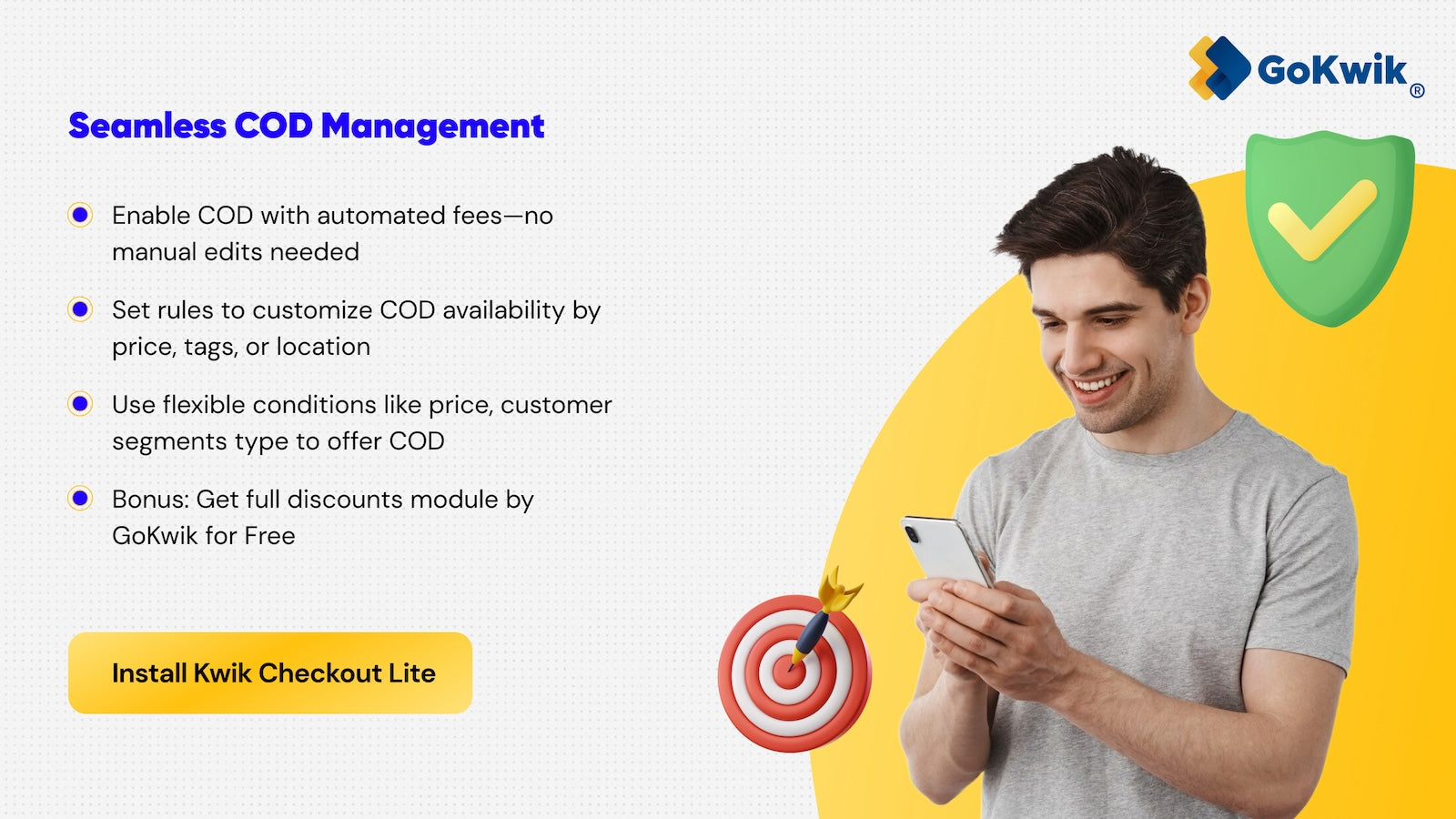 Kwik COD lite features 1