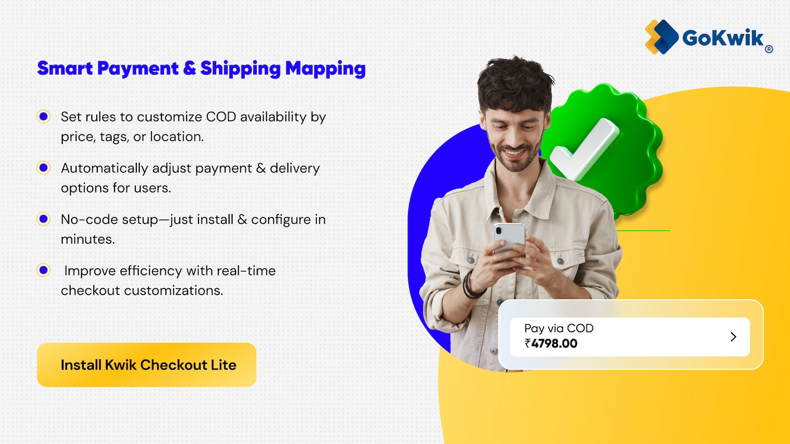 Kwik COD lite features 2