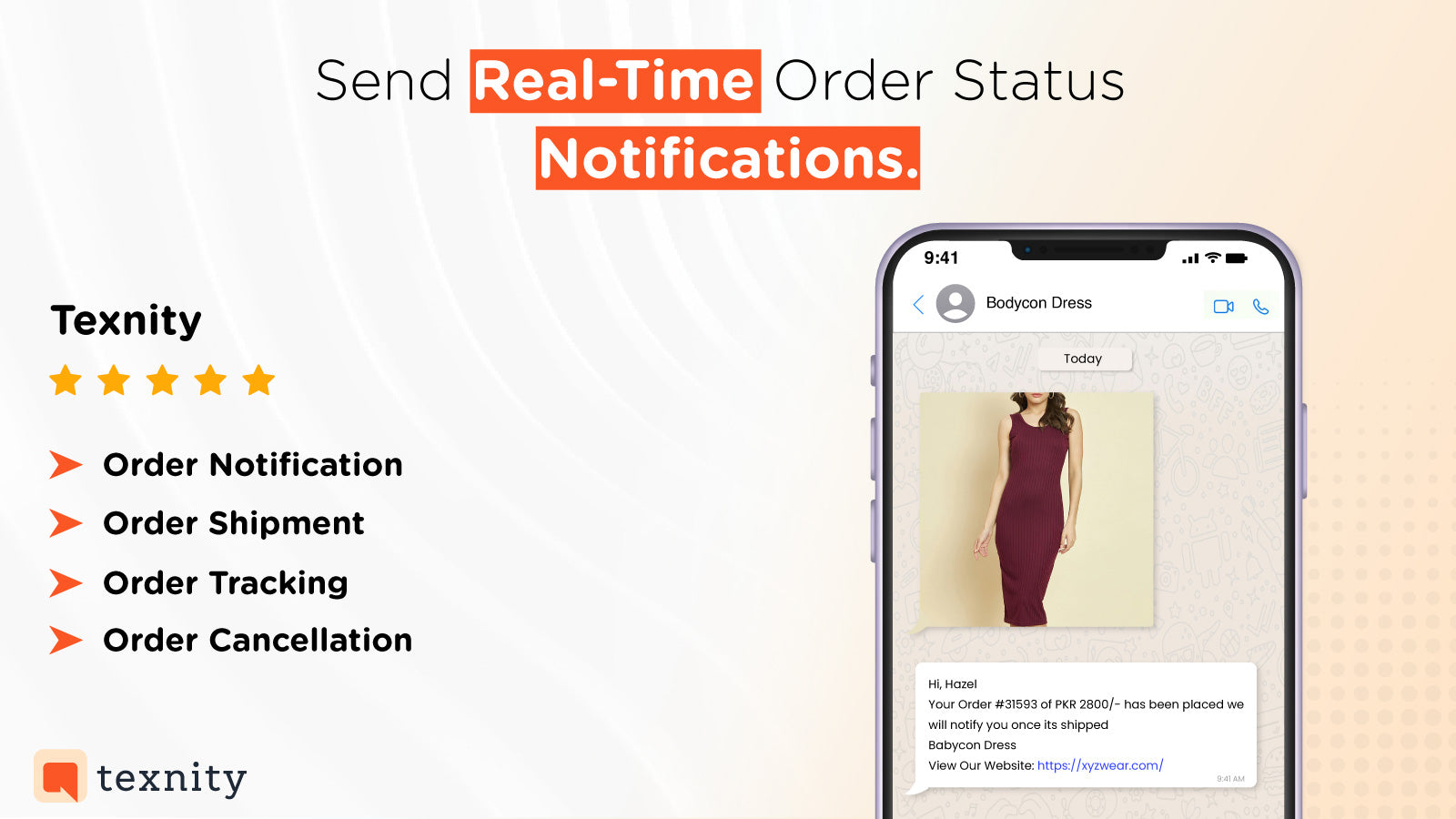 Order Tracking Notification WABA