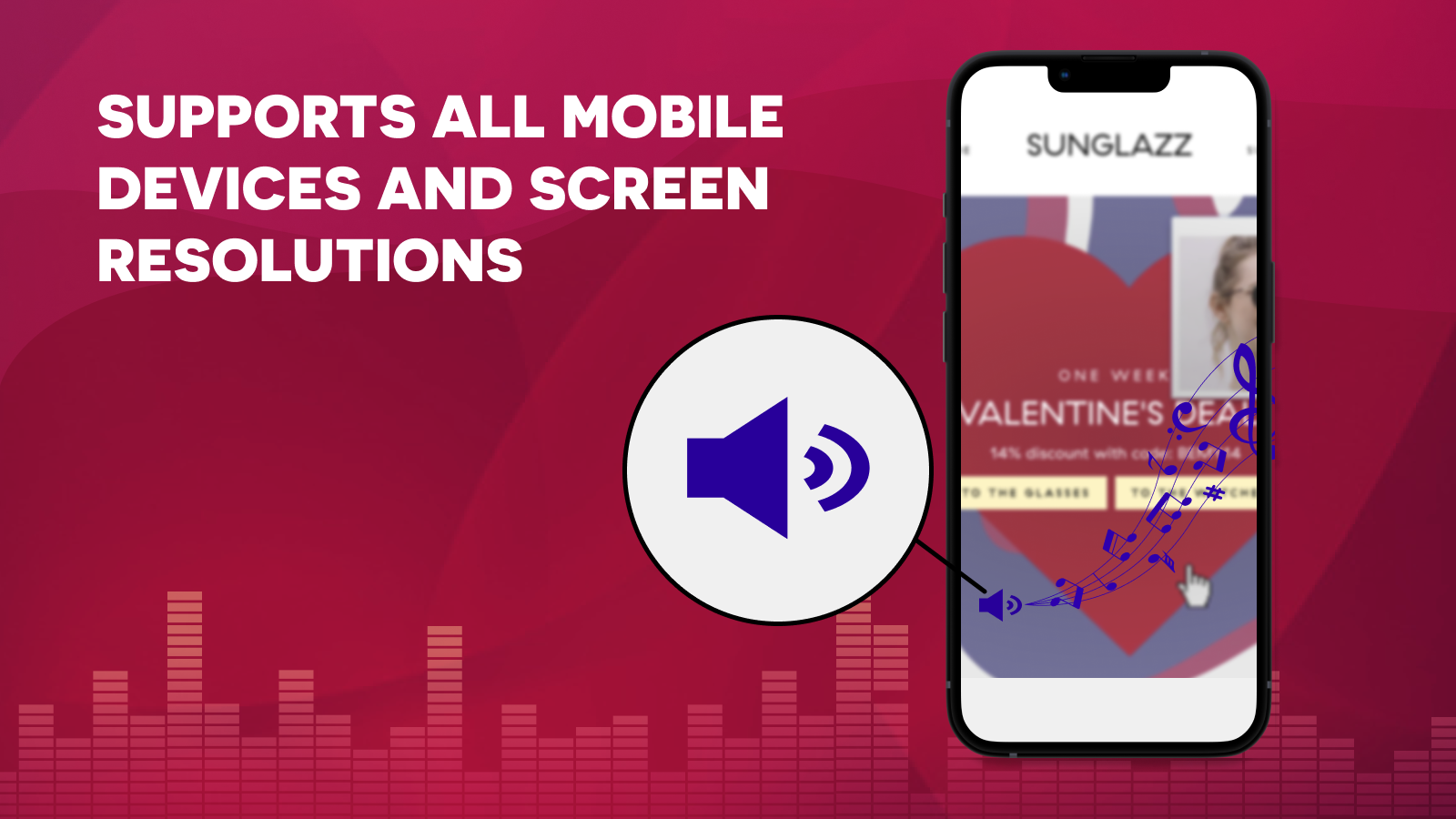 The app fully supports all mobile devices and screen resolutions