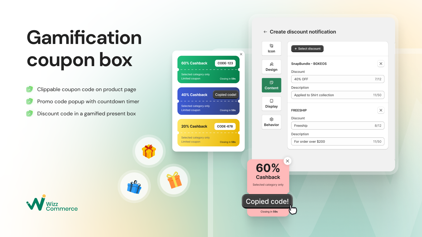 Increase conversion rate by gamified gift box