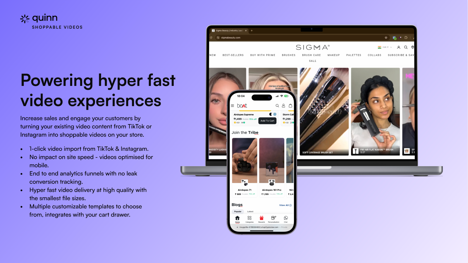 Powering hyper fast video experiences