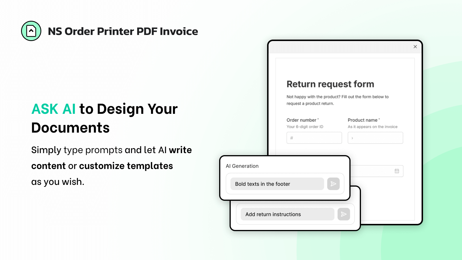 AI-powered template design