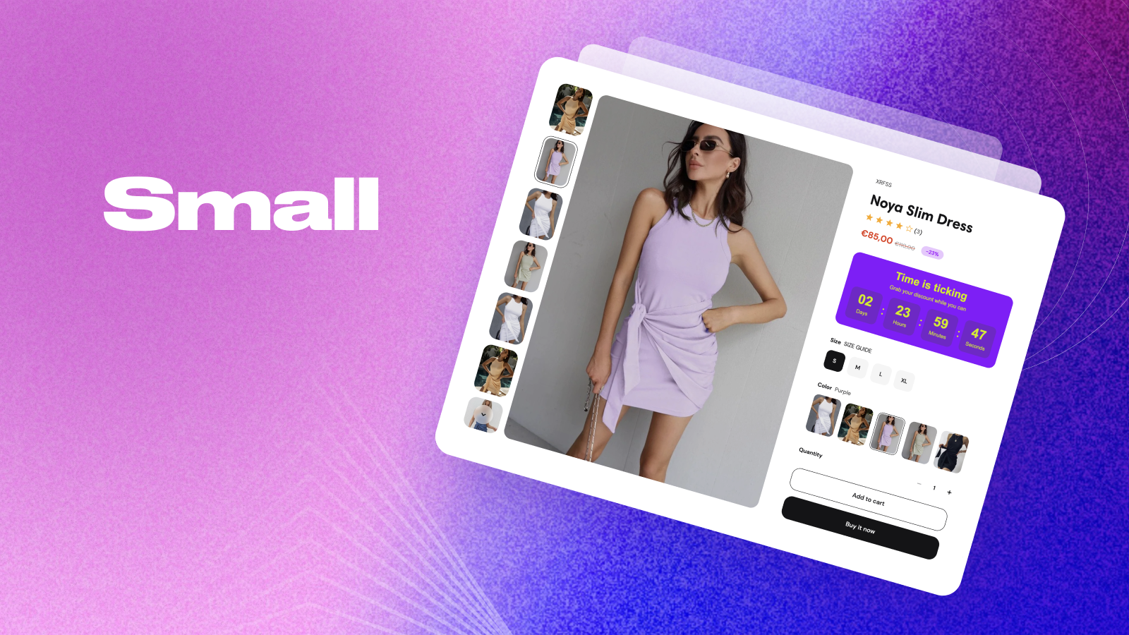 Small countdown timer