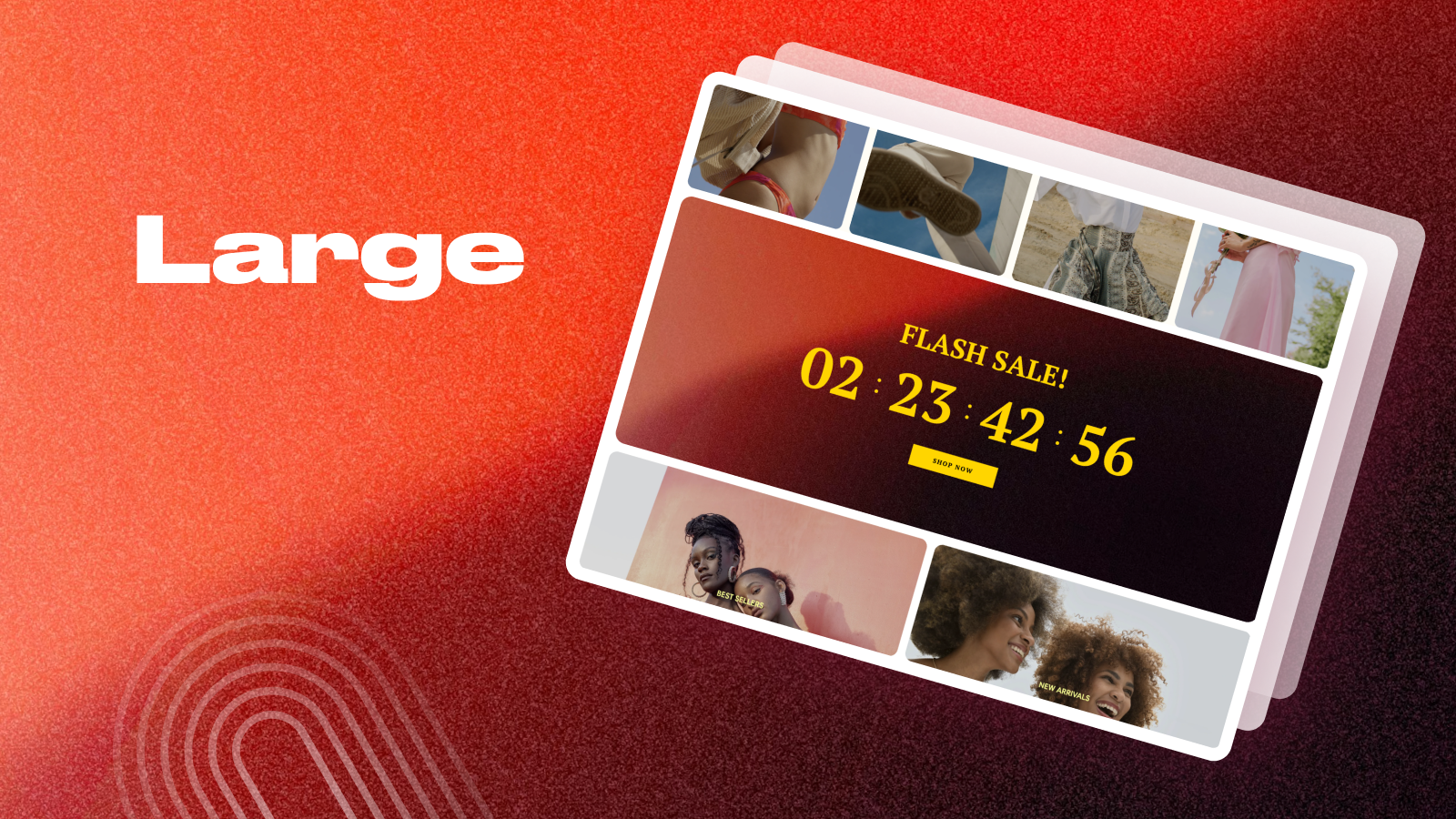 Large countdown timer