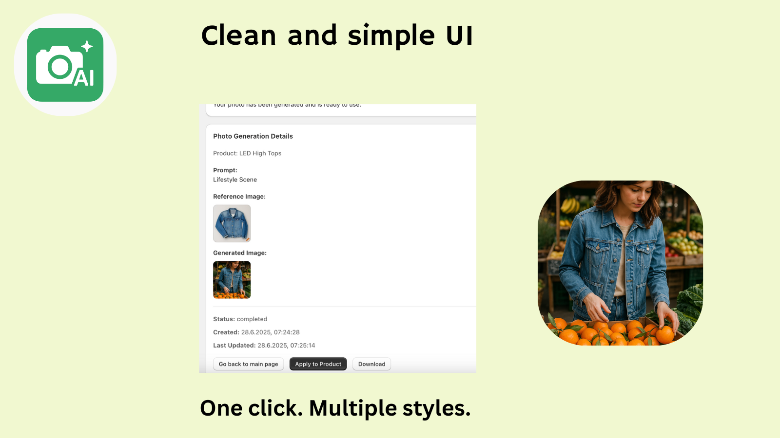 Clean UI - multiple styles in one click