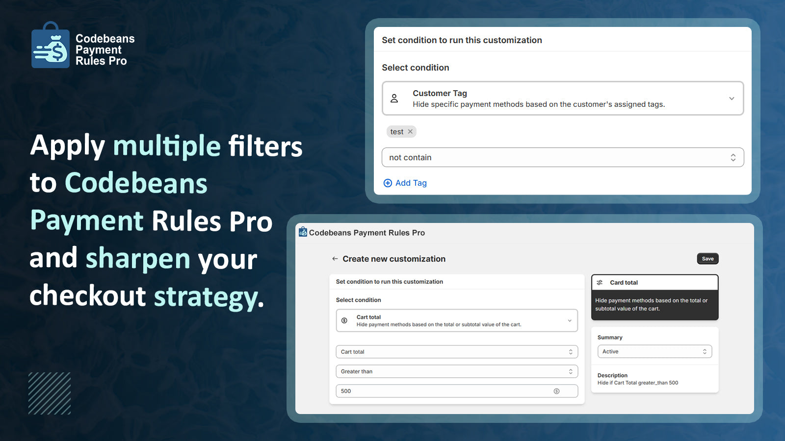 Set Multiple Conditions