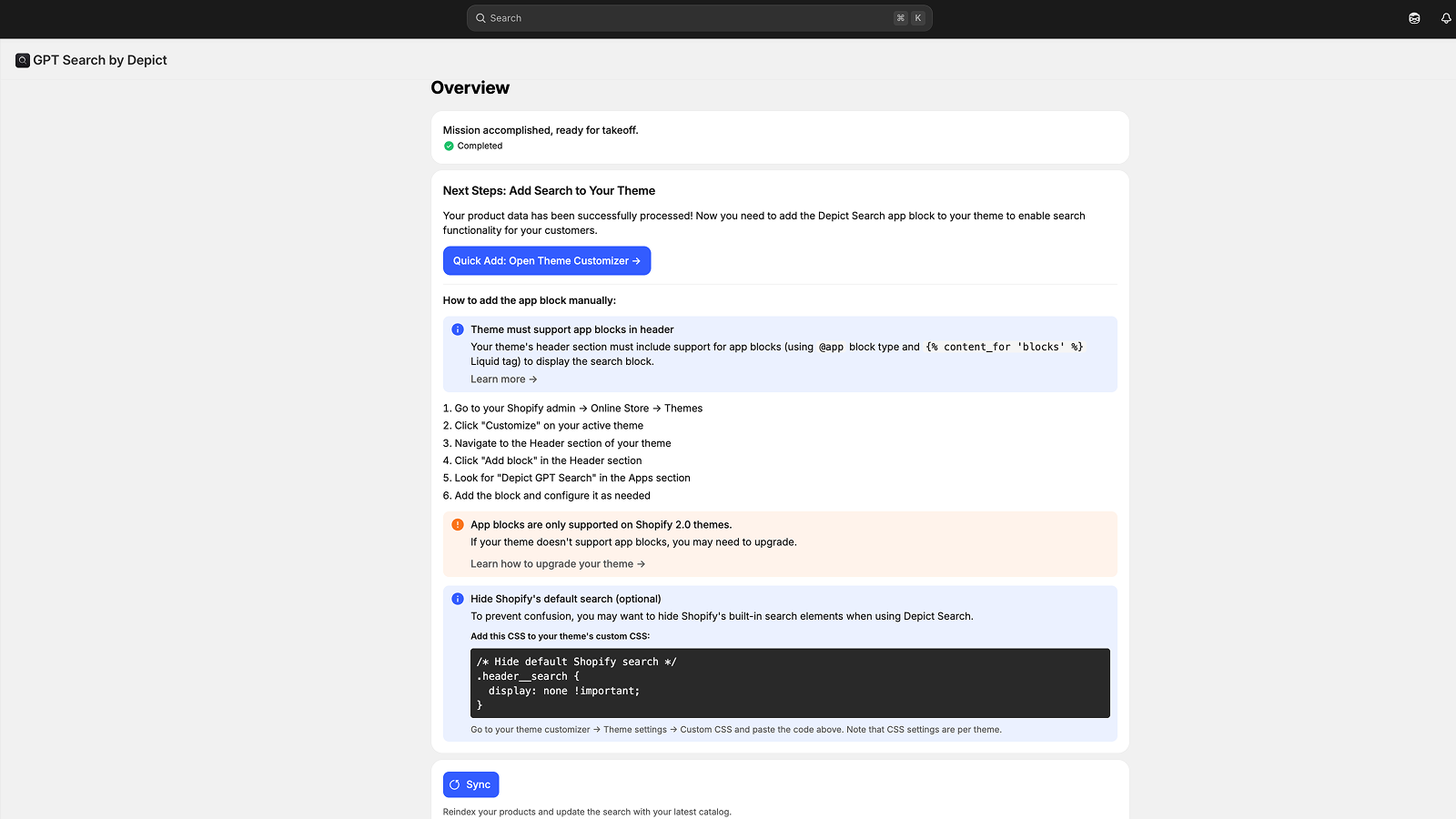 Onboarding and set-up instructions