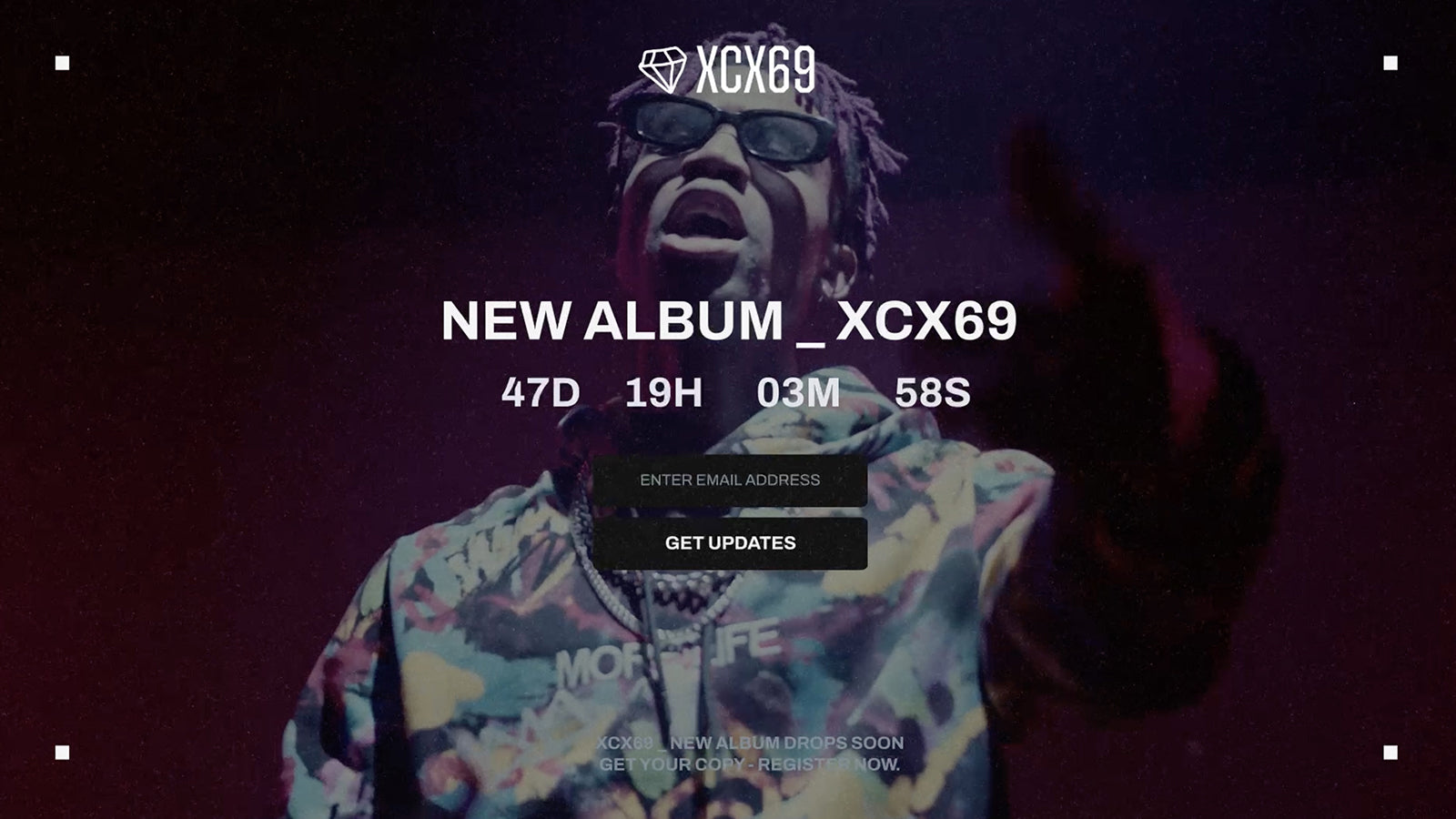 Custom password page with email and phone inputs