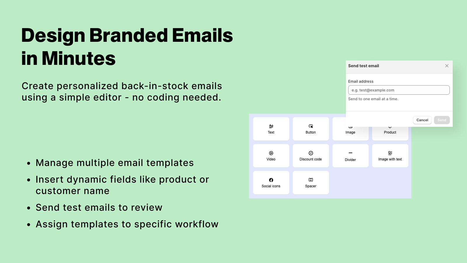 Design Branded and Personalized Emails in Minutes