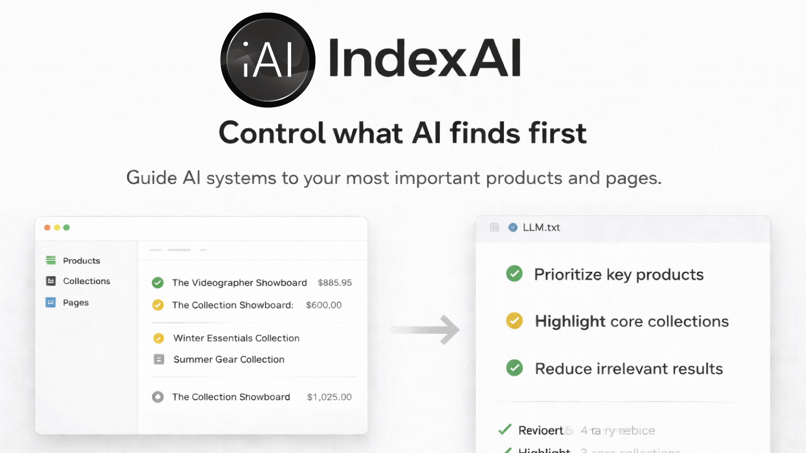 Control what AI and ChatGPT find first