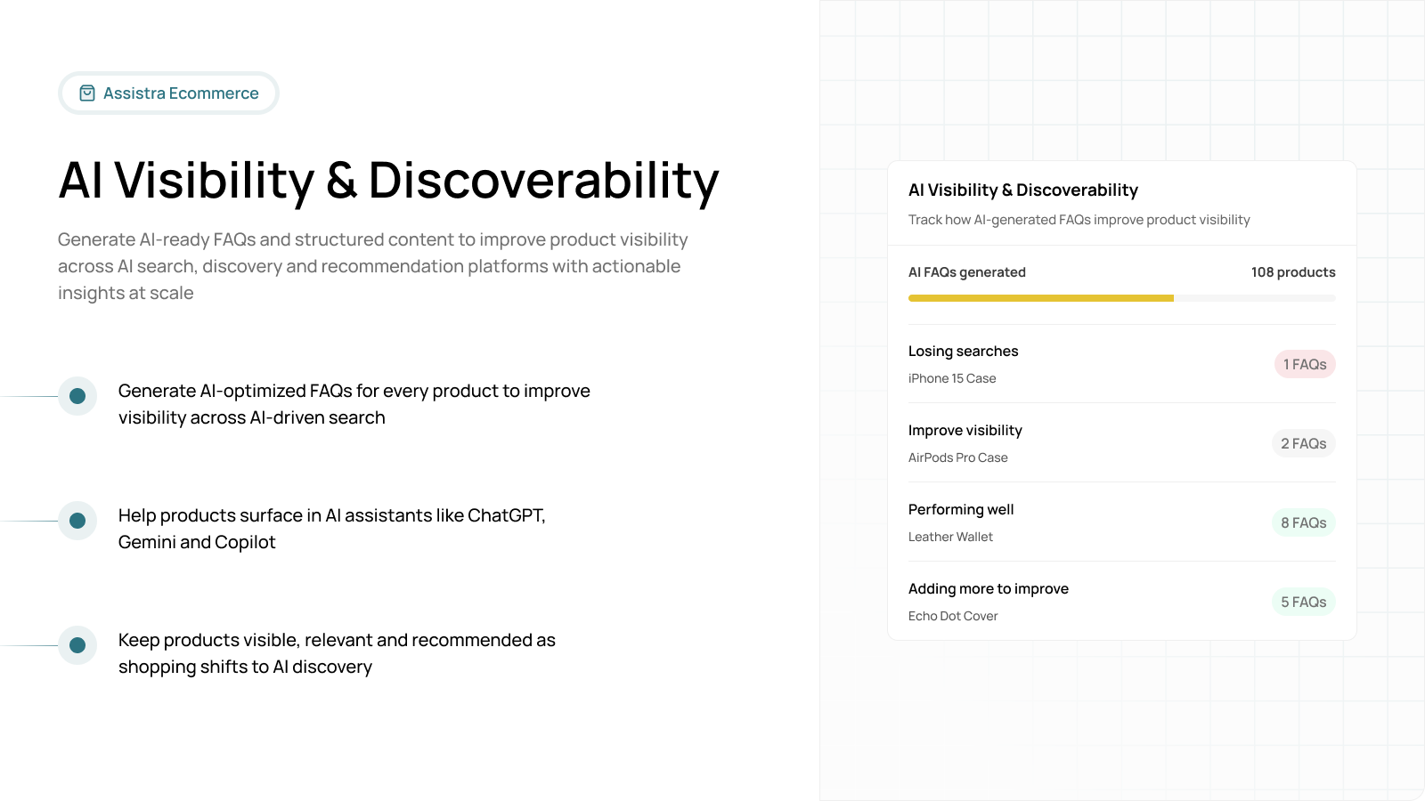 AI visibility and discoverability to drive exposure to llms