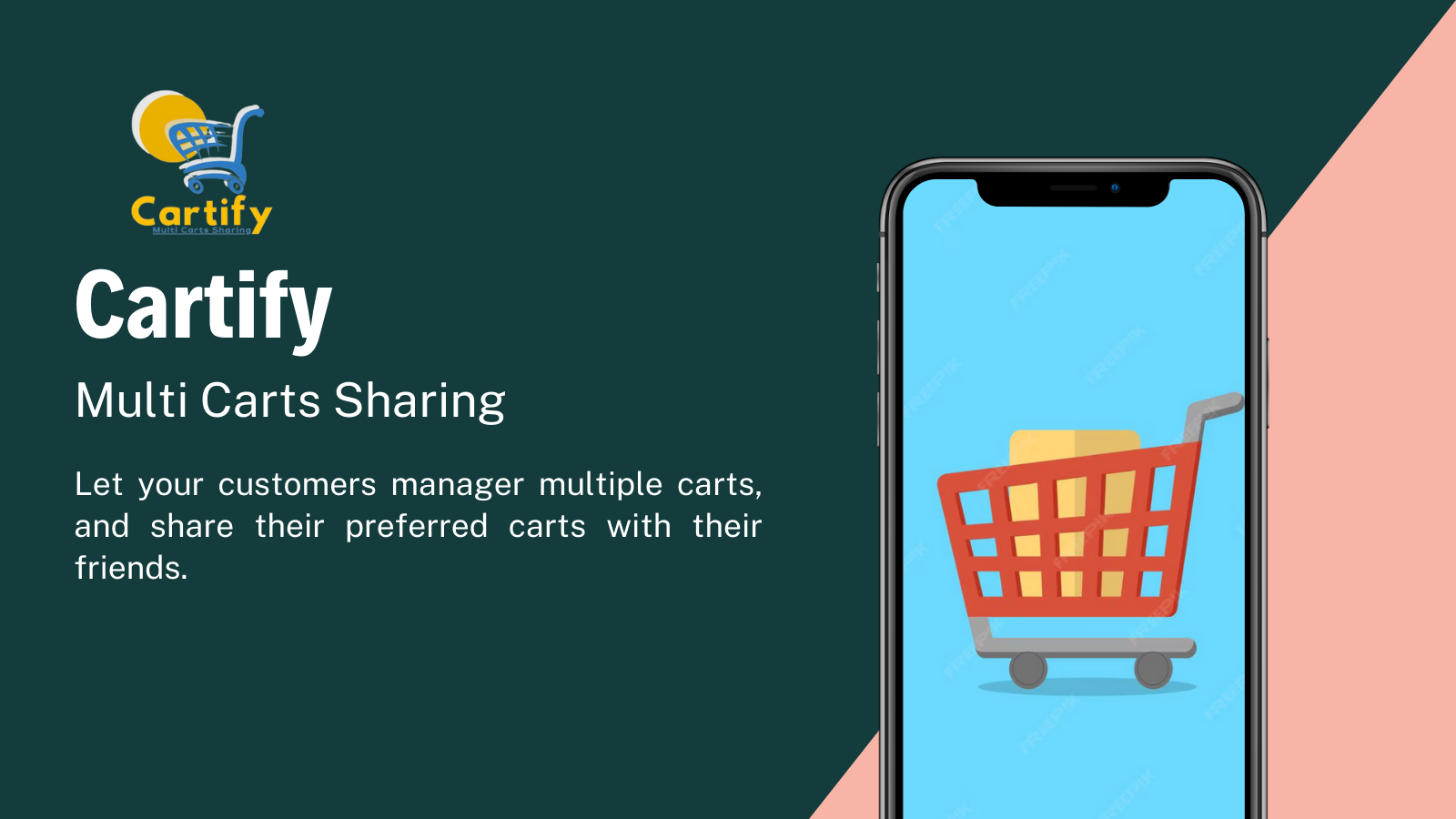 Allow customer to shop in multi-cart and share their carts