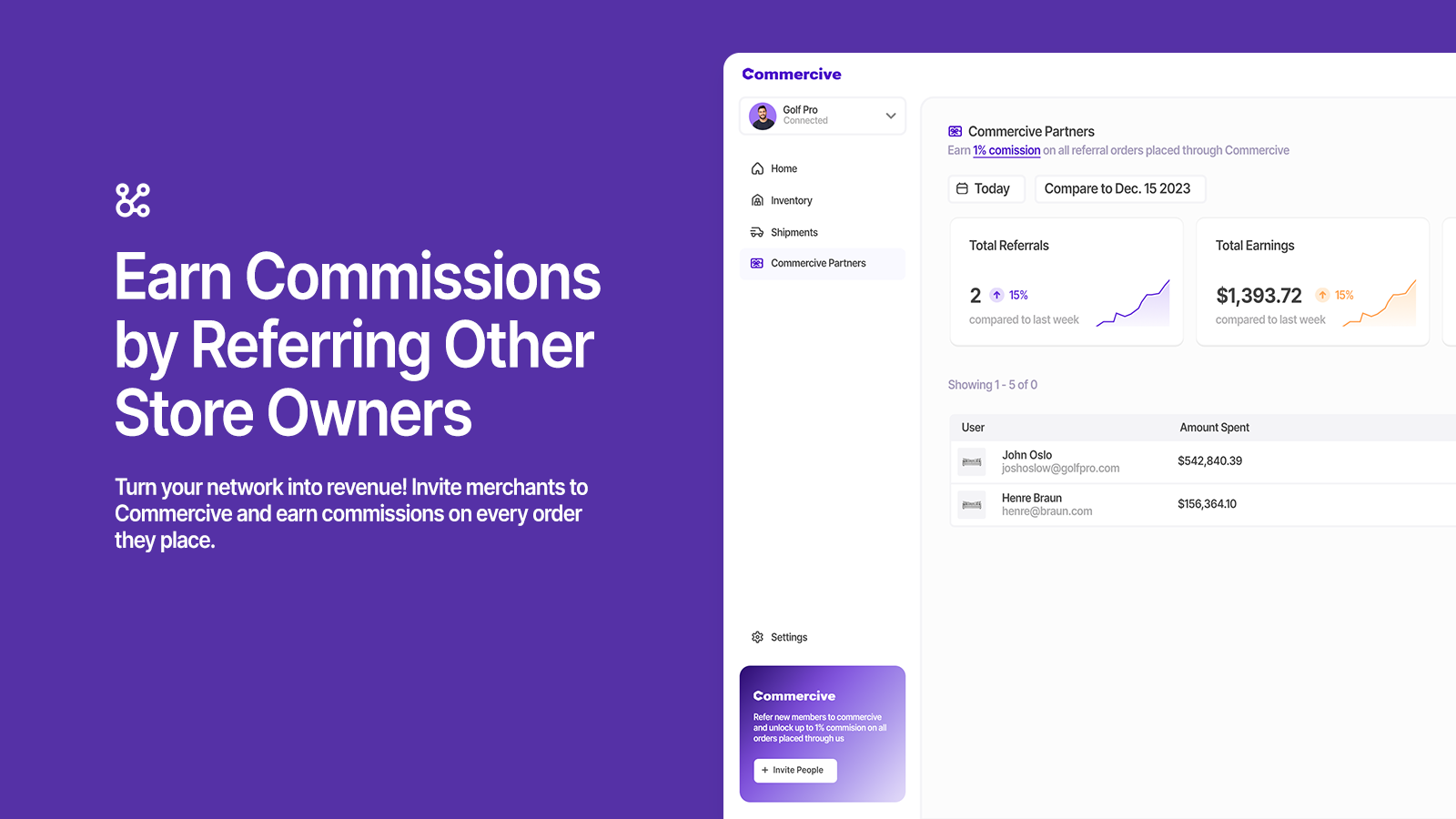 Earn Commissions by Referring Other Store Owners