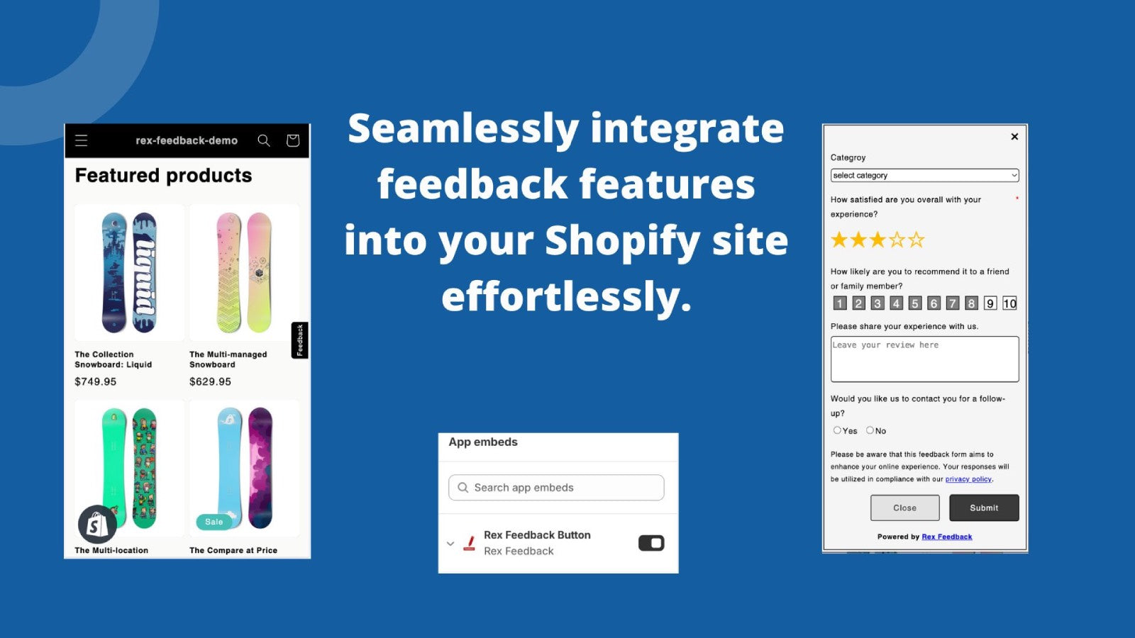 Rex Feedback integration