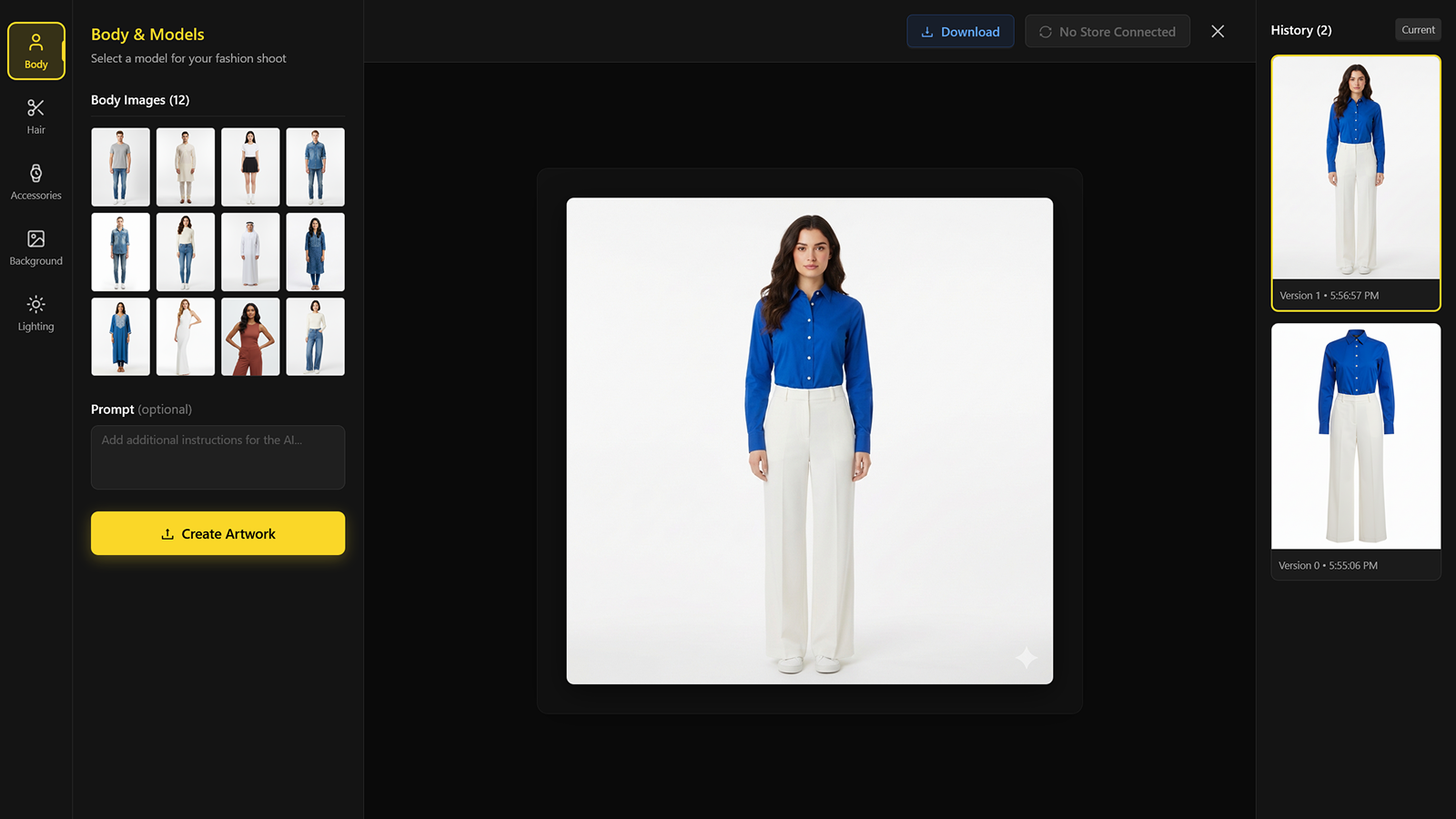 select your favourite model