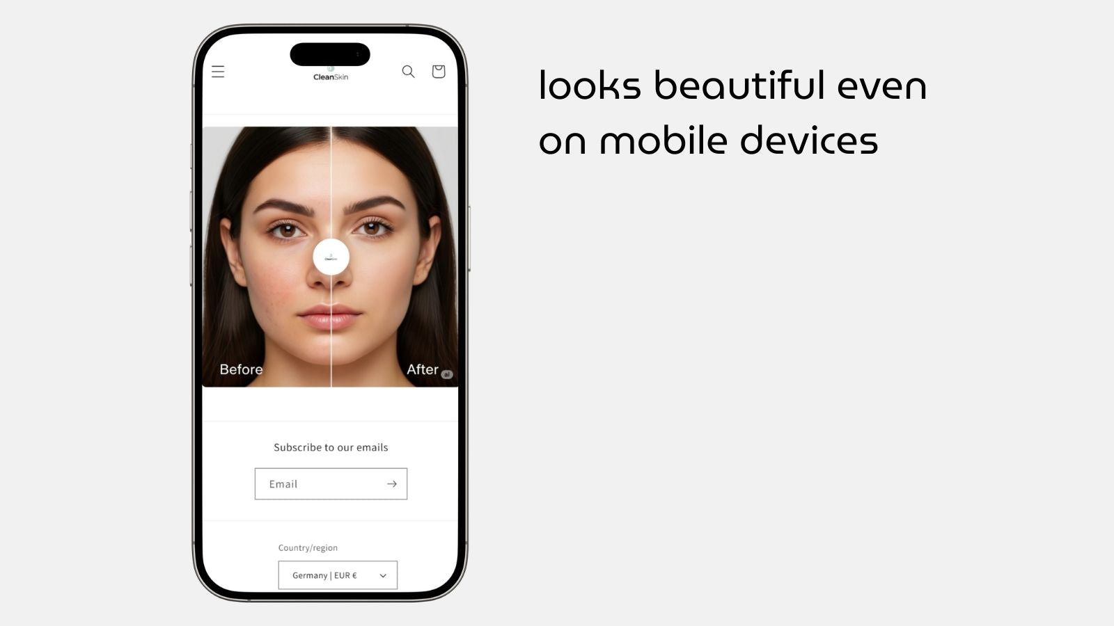 Beauty Before/After Image Slider