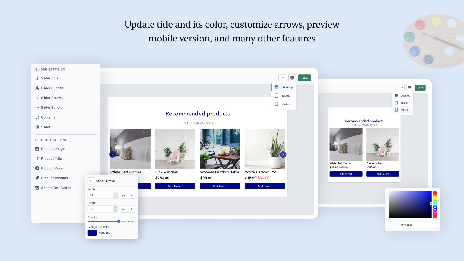 Responsive solution across all devices