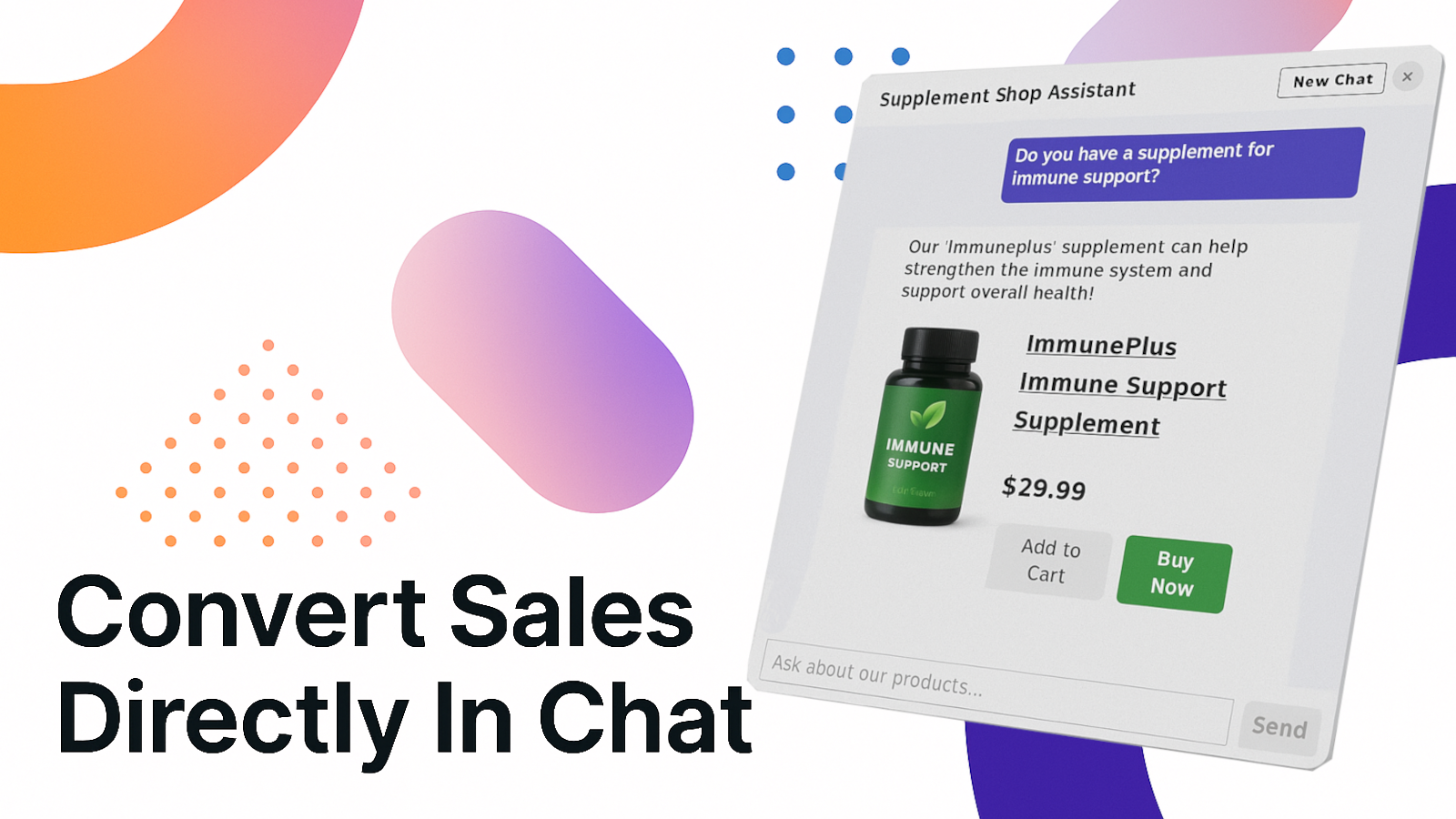 Convert Sales Directly In Chat
